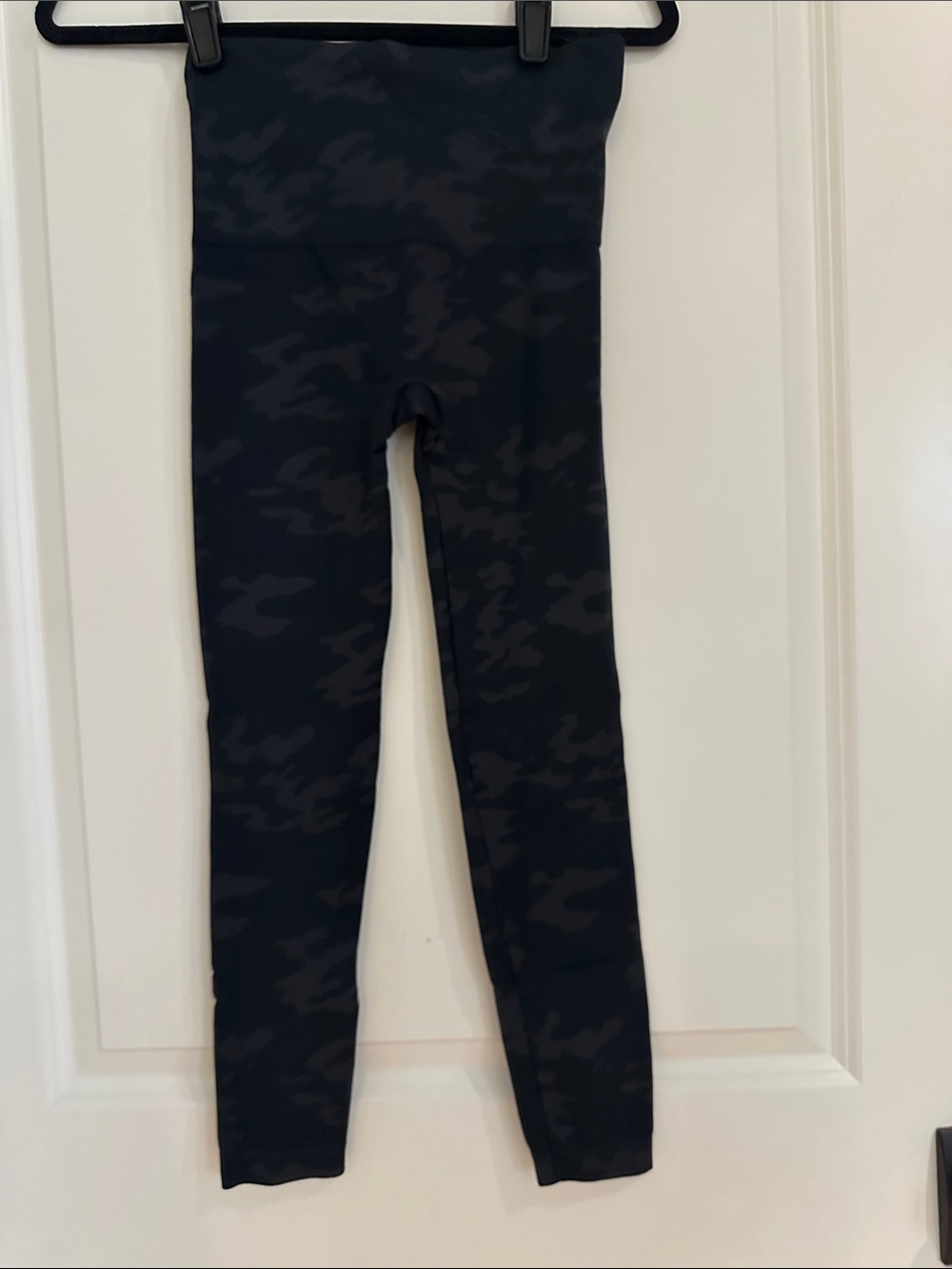 Spanx Look at me now High-Waist Camo Leggings - Black